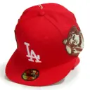 Gorra LA Tubular Plana roja
