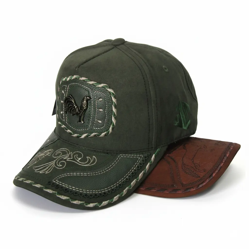 Gorra Gallo Plaqueta verde