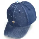 Gorra Dama Logos Corazones Jean azul