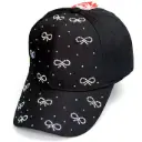 Gorra Dama Logos Moñas Brillantinas 10.19 Caps negra