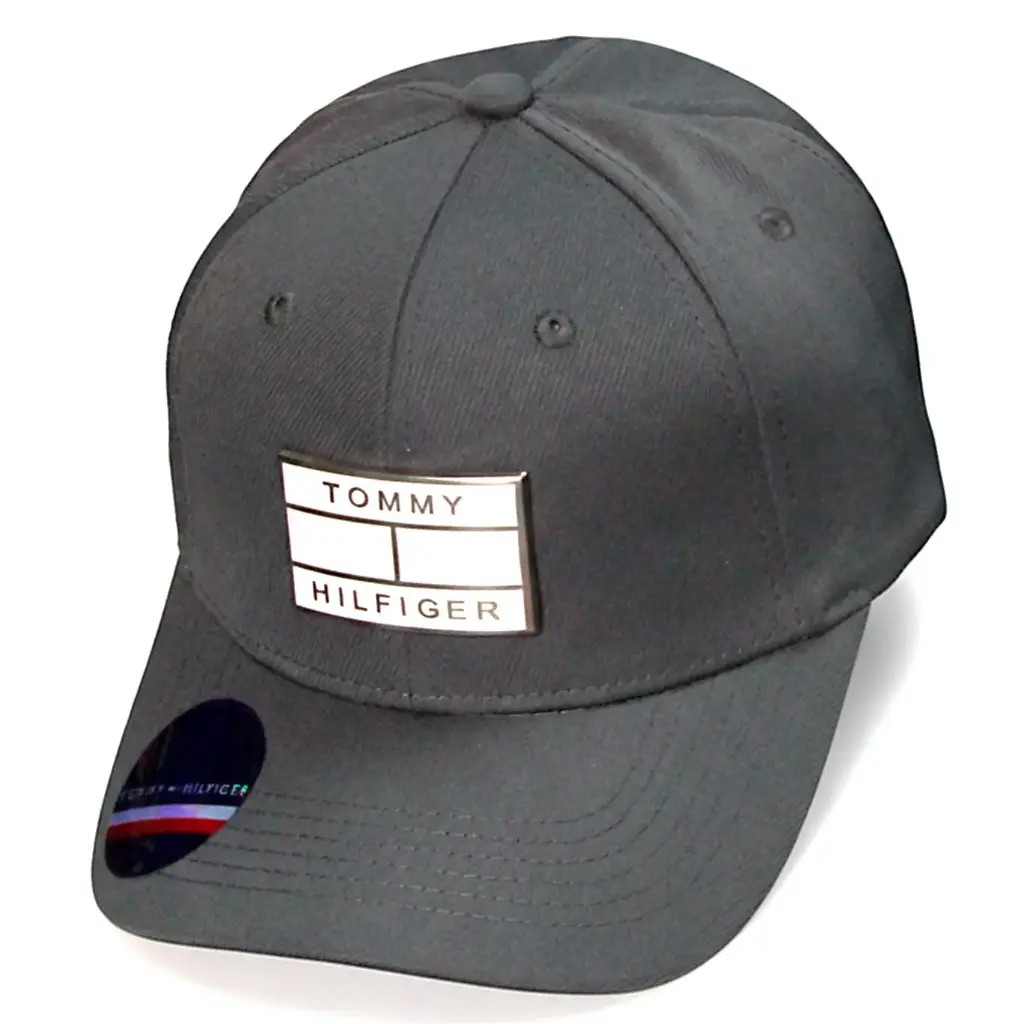 Gorra Beisbolera Tommy Hilfiger Plaqueta gris