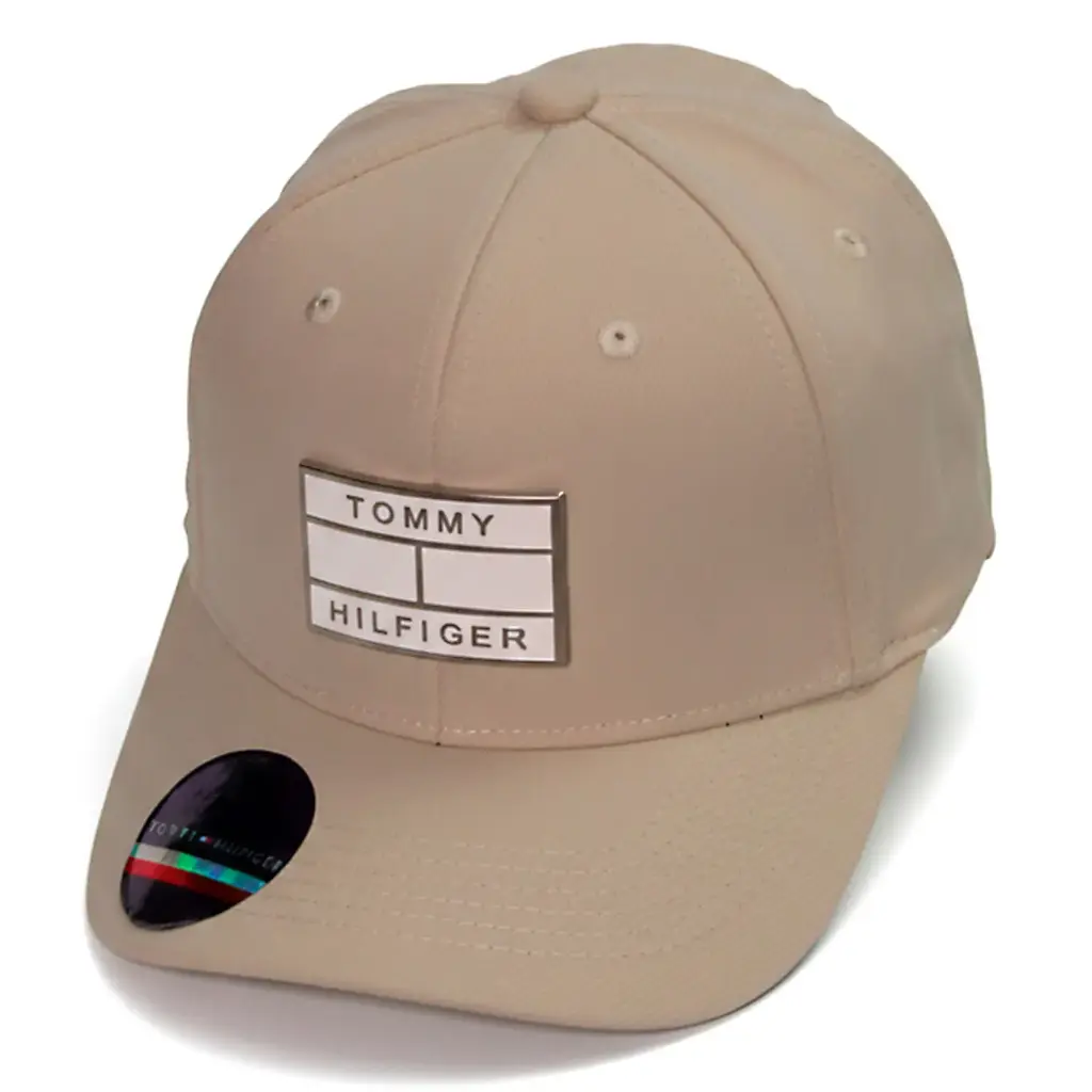 Gorra Beisbolera Tommy Hilfiger Plaqueta beige