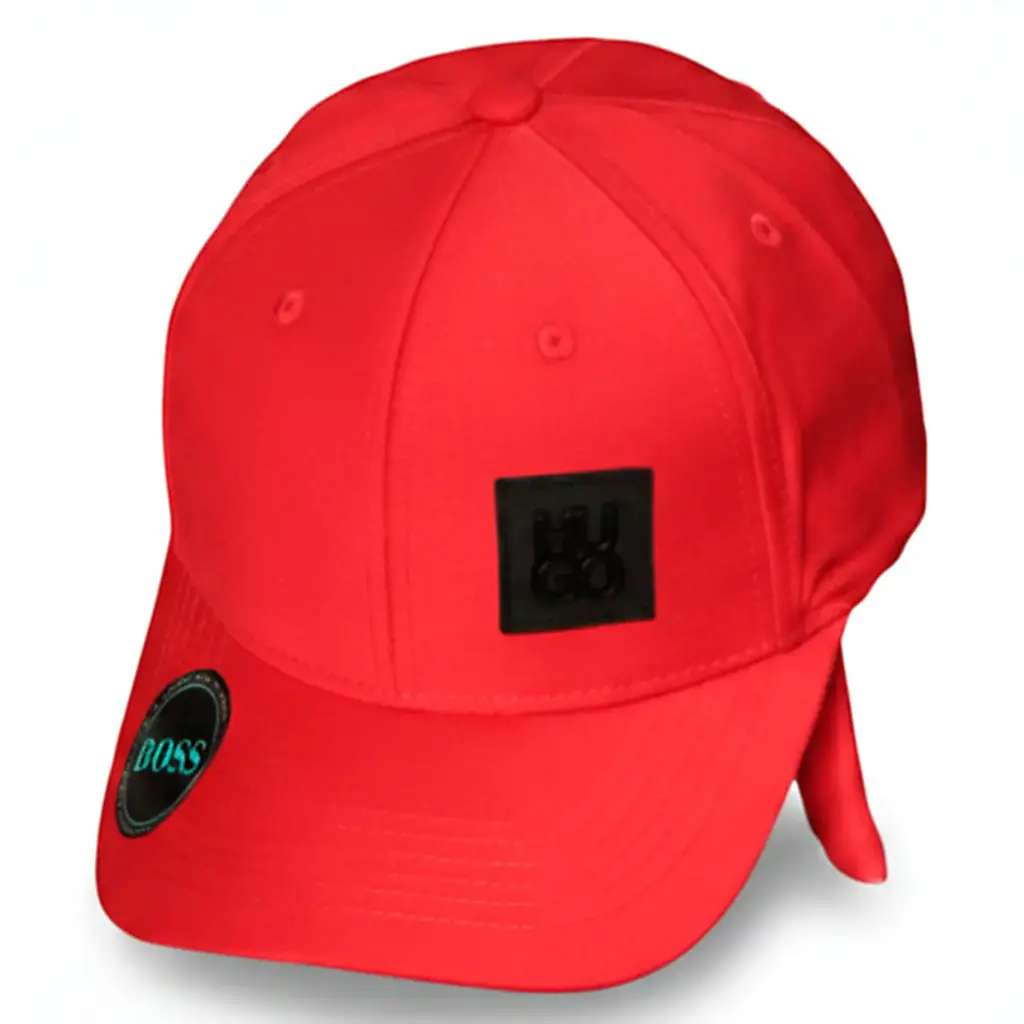 Gorra Urbana Hugo Boss Logo Plaqueta roja