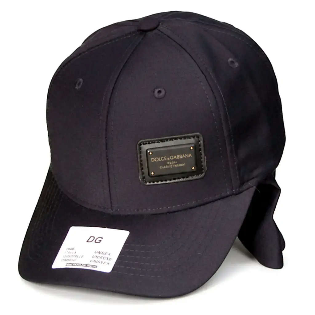 Gorra Urbana Dolce & Gabbana Placa negra azul