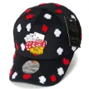 Gorra Bélica Logo Metálico Póker negra