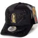 Gorra Bélica Virgen de Guadalupe Logo Dorado Metálico