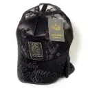 Gorra Bélica "Santa Muerte" Logo Metálico negra