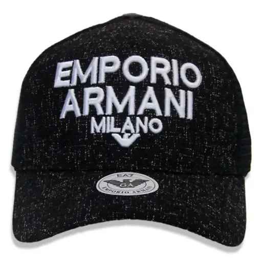 [G14] Gorra Emporio Armani Enmallada negra