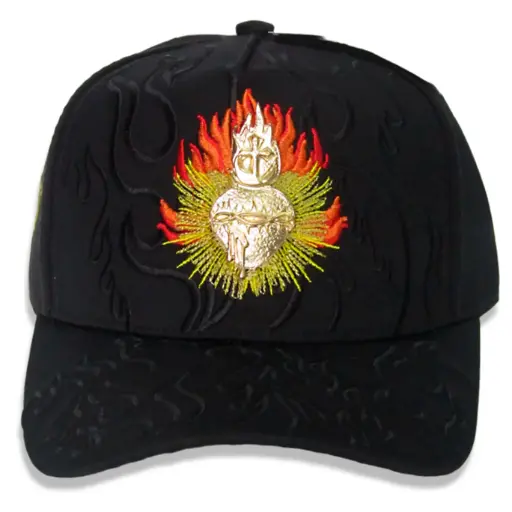 [G21] Gorra Belica sagrado corazón negra