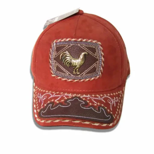 [G33] Gorra Belica gallo cafe