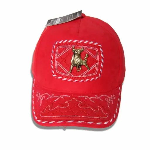 [G34] Gorra Belica toro roja