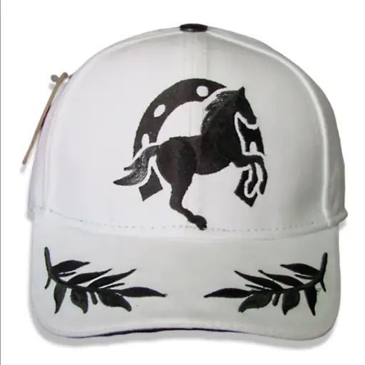 [G35] Gorra Trocha pura blanca