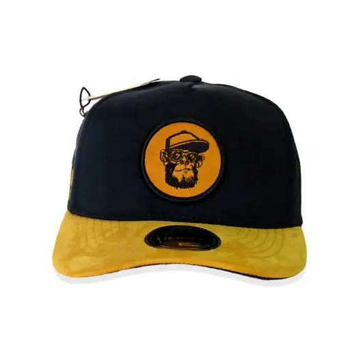 [G42] Gorra Human gamuzada negra