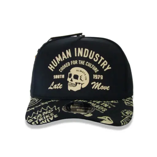 [G45] Gorra Human antifluido negra