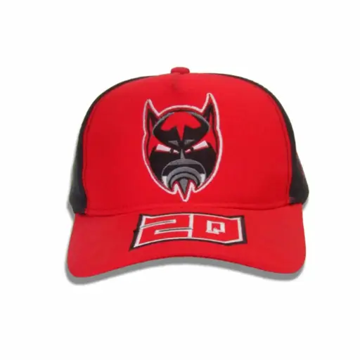 [G51] Gorra Fabio Quartararo antifluido roja