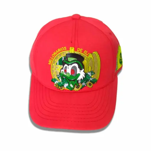 [G61] Gorra Tio rico roja