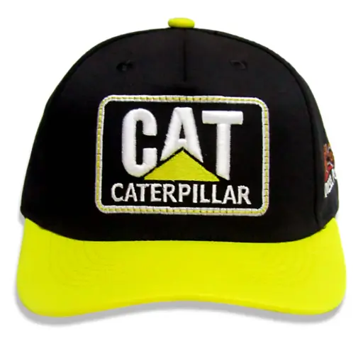 [G66] Gorra Caterpillar antigluido negra