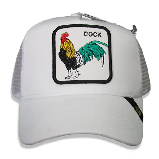 [G81] Gorra Goorin bros Gallo blanca