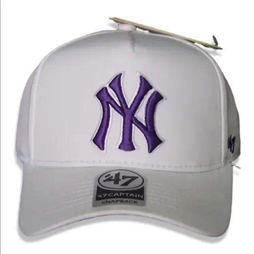 [G94] Gorra NY antifluido blanca