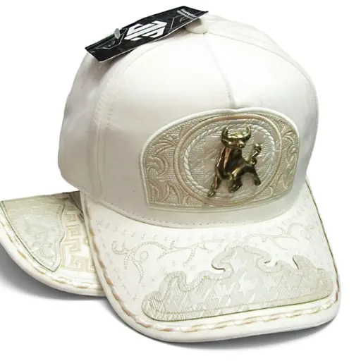 [G184] Gorra Toro Plaqueta blanca