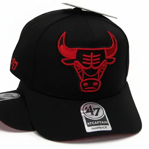 [G202] Gorra Chicago Bulls Antifluido negra