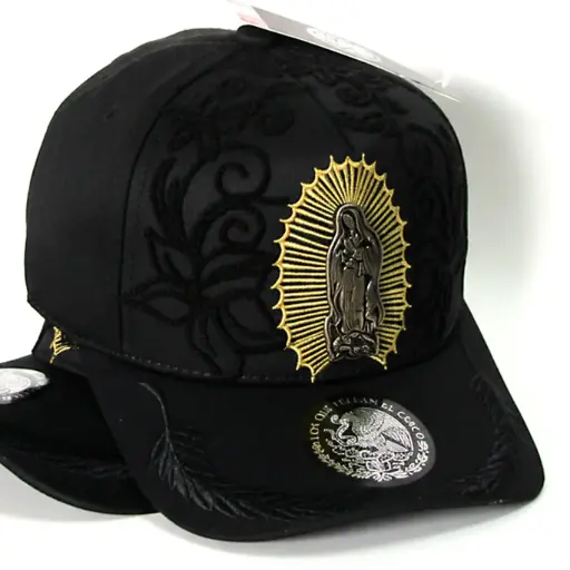 [G209] Gorra Bélica Virgen María negra