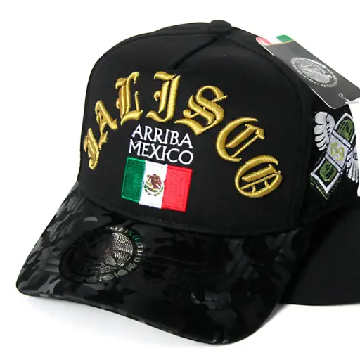 [G210] Gorra Bélica Jalisco México negra
