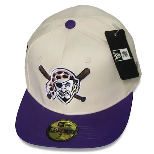 [G275] Gorra Pirates Pittsburgh Tubular Plana beige