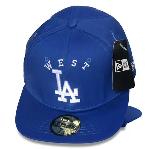 [G276] Gorra LA Tubular Plana azul / G276