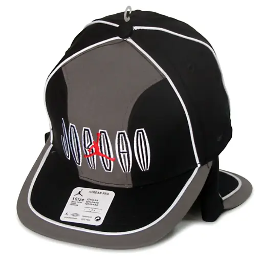 [G300] Gorra Jordan Plana Deportiva negra / G300