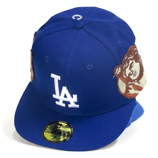 [G313] Gorra LA Tubular Plana azul / G313