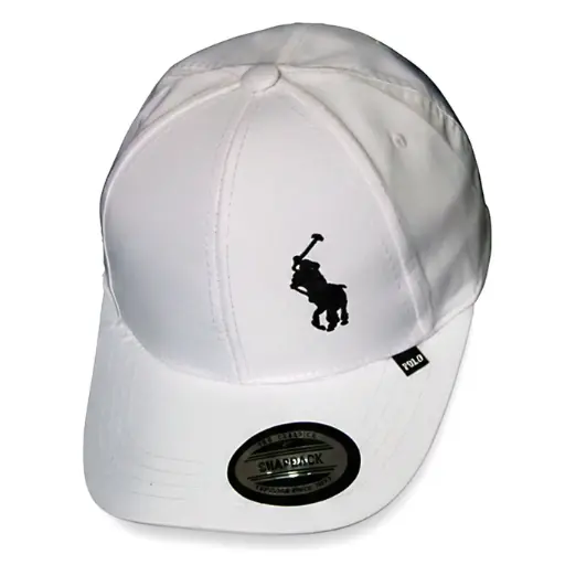 [G338] Gorra Polo Beisbolera blanca