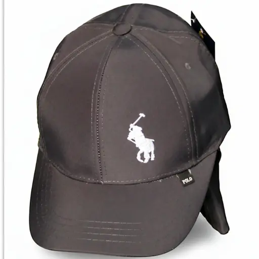 [G339] Gorra Polo Beisbolera gris