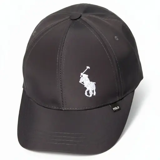 [G340] Gorra Polo Beisbolera negra / G340