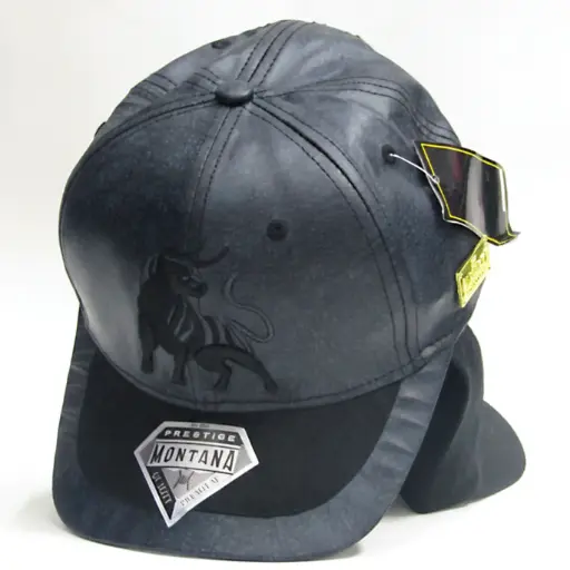 [G350] Gorra Montana Cuerina Azul