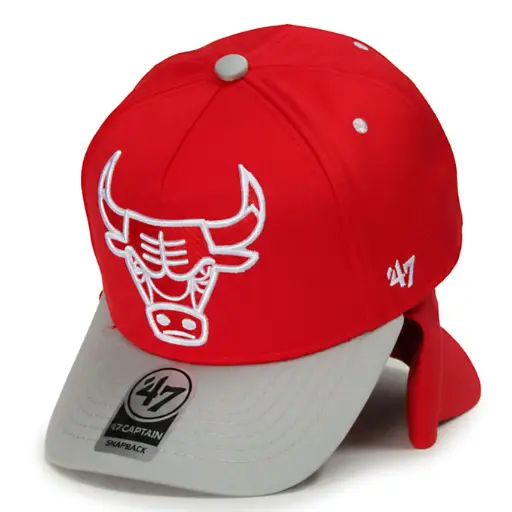 [G355] Gorra Chicago Bull's Antifluido roja