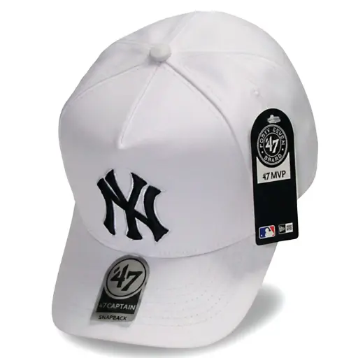 [G374] Gorra NY Antifluido blanca / G374