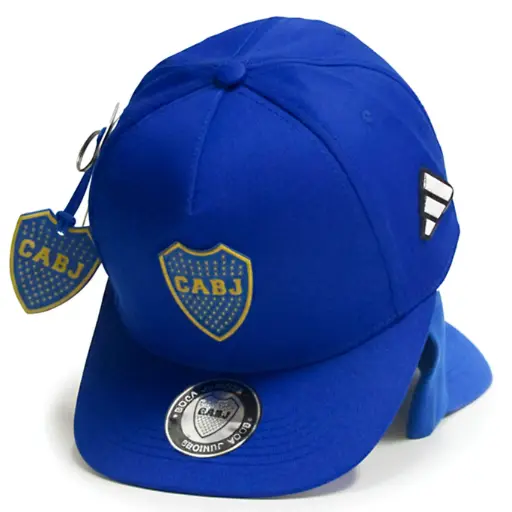 [G389] Gorra Boca Juniors Antifluido Escudo clásico azul