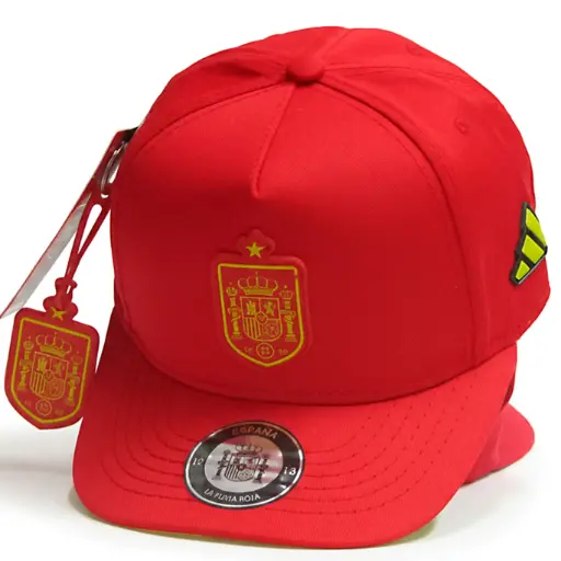 [G393] Gorra Selección Española Antifluido Escudo clásico roja