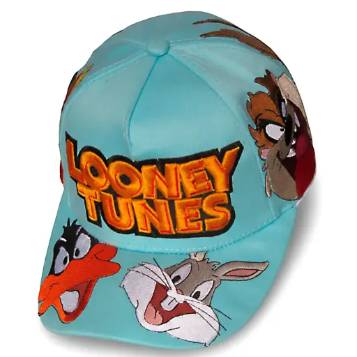 [G418] Gorra Bélica Looney Tones celeste