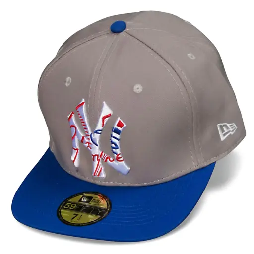 [G433] Gorra NY Tubular Plana gris