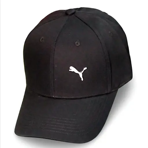 [G464] Gorra Beisbolera Puma Logo Plaqueta negra