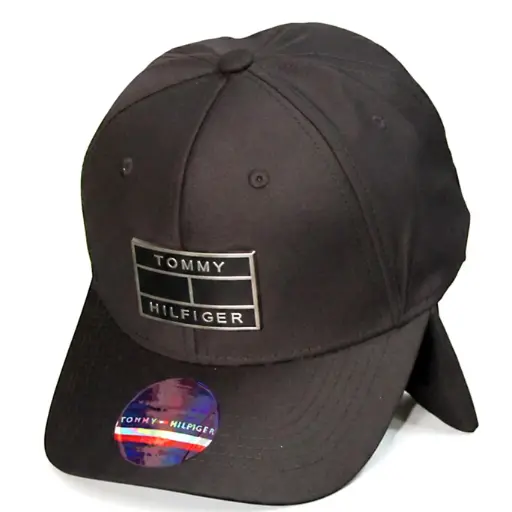 [G468] Gorra Beisbolera Tommy Hilfiger Plaqueta negra