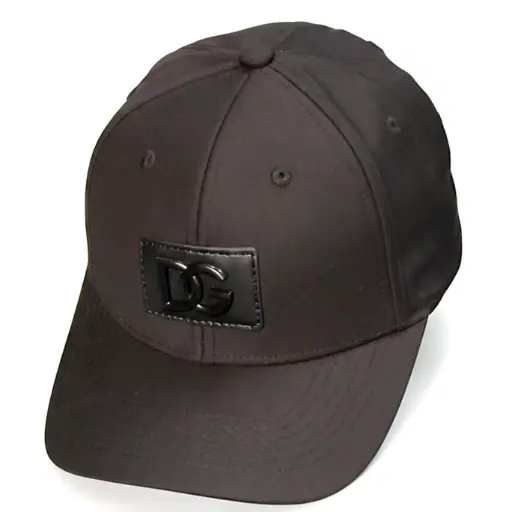 [G471] Gorra Urbana Dolce & Gabbana Logo Plaqueta negra