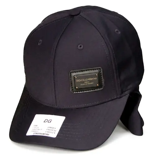 [G475] Gorra Urbana Dolce & Gabbana Placa negra azul