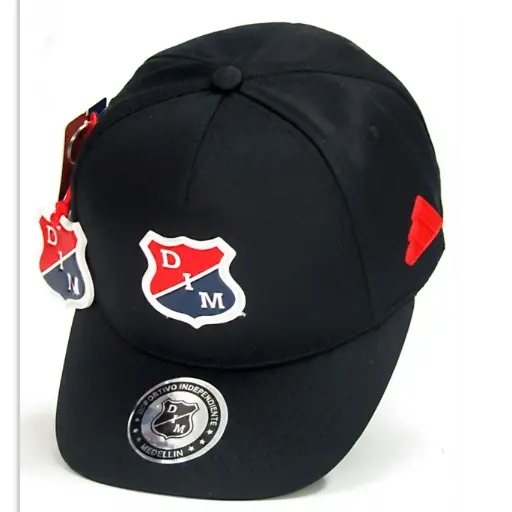 [G494] Gorra Antifluido Deportivo Medellín negra