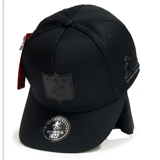 [G498] Gorra América de Cali Logo Clásico negro / G498