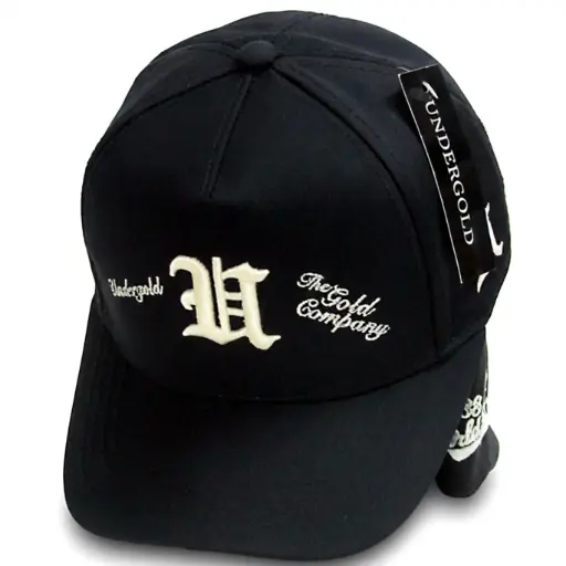 [G501] Gorra Undergold Logo Bordado Antifluido negra