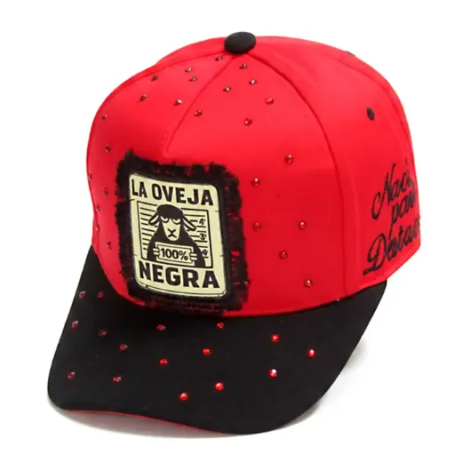 [G526] Gorra "La Oveja Negra" Antifluido roja