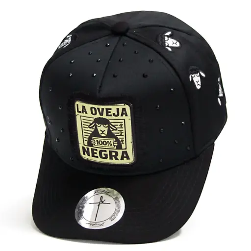 [G527] Gorra "La Oveja Negra" Antifluido negra